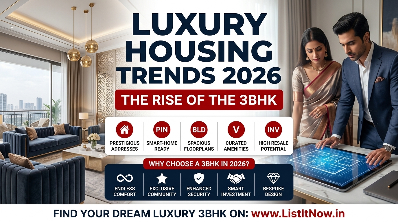 Luxury Housing Trends 2026: Why Premium 3BHKs Dominate the Indian Market